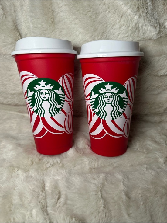 Starbucks Other - Starbucks Red and White Holiday Reusable Cup